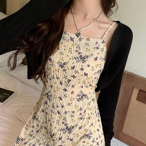 2컬러 캐주얼 볼레로 크롭 여름가디건