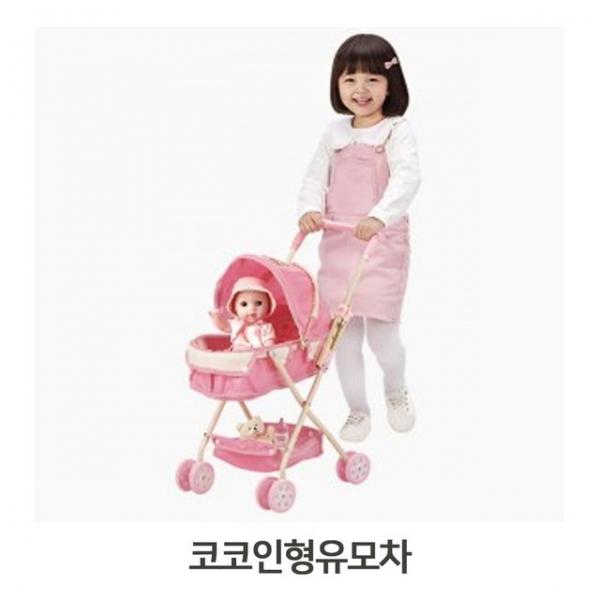 어린이 장난감 인형유모차 유아 걷기연습 놀이카트