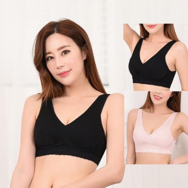 (챠밍)인견 노와이어 노몰드 스포츠 브라