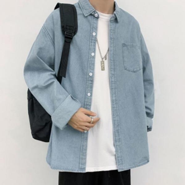 청남방 캐주얼셔츠 데님셔츠