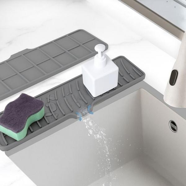 실리콘 물빠짐 패드 와이드 드라잉매트 중형 42cm