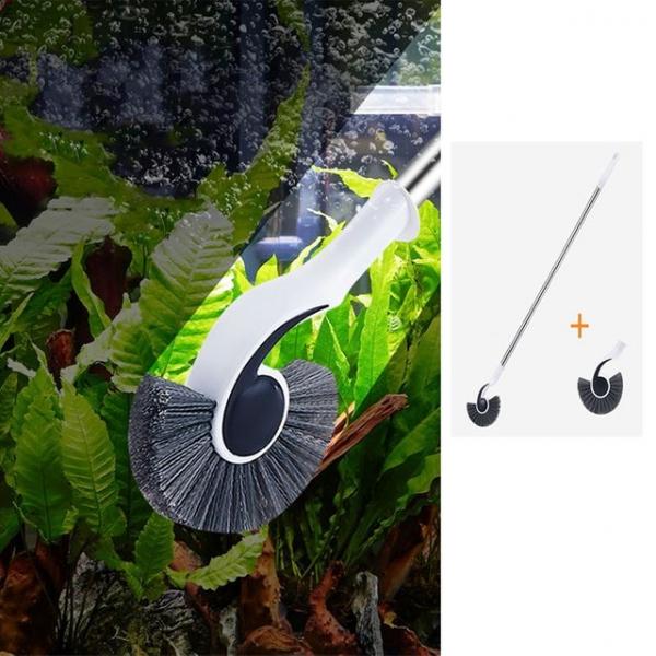 어항 청소솔 수조 브러쉬 물리끼제거 모서리 95CM