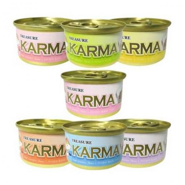 카르마 고양이 통조림 80g 24P 습식 영양 간식 사료