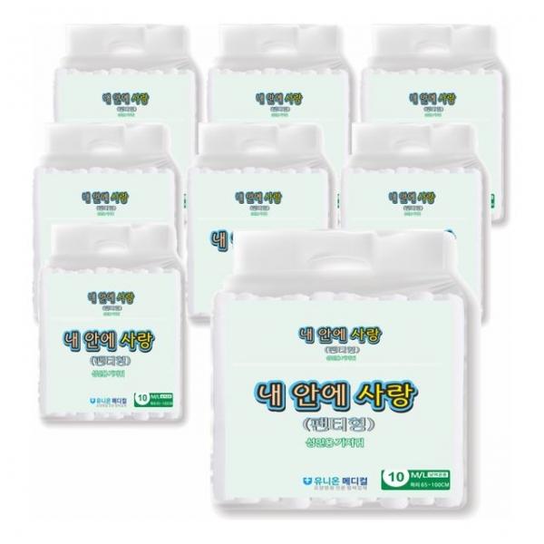 성인팬티형기저귀 노인 요실금 중형(M/L)80개(1박스)