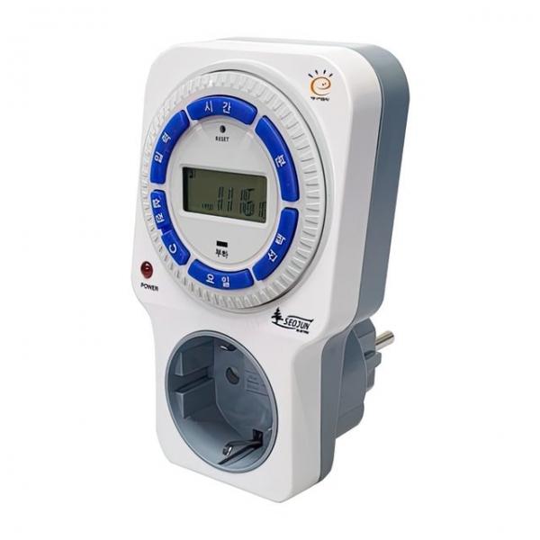 고용량 디지털 절전 타이머 콘센트 일주일 스위치