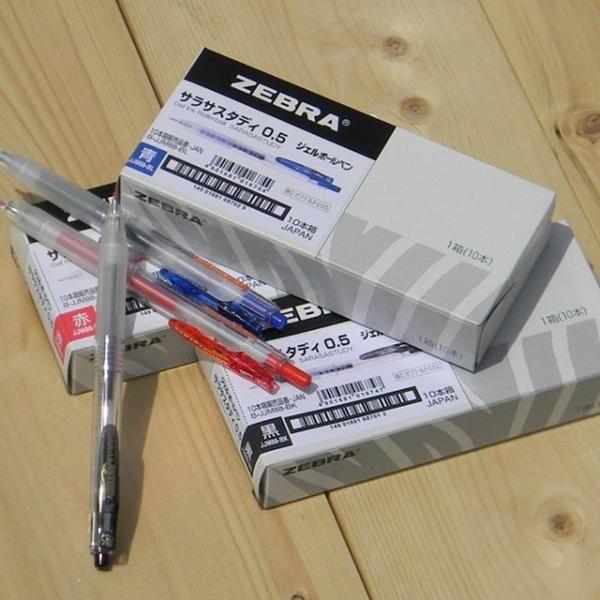 제브라 0.5mm 중성펜 사라사 STUDY 1다스(10자루)
