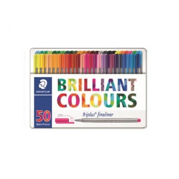 스테들러 화인라이너 334 M50 50색 세트 1개입