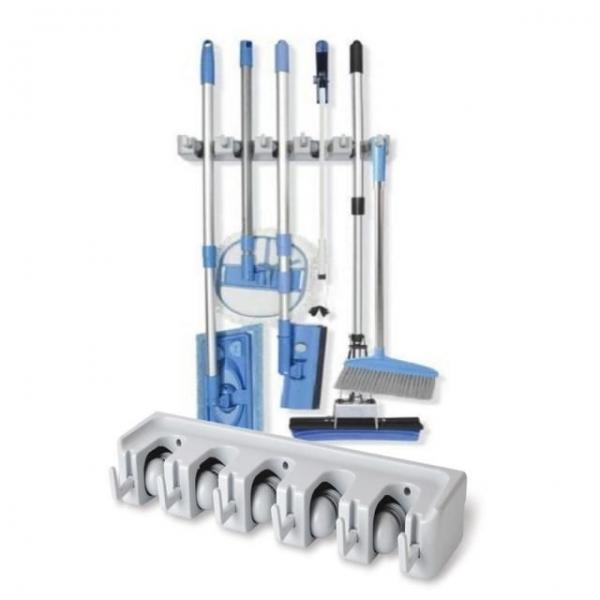 청소도구걸이 행거 5구 SJ-8019 다용도