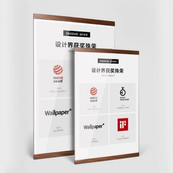 부착식 아크릴 표지판 게시판 A4 A5