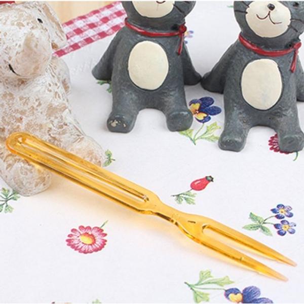 일회용 칼라포크 아이스골드 8.8cm 벌크 1000개 1봉