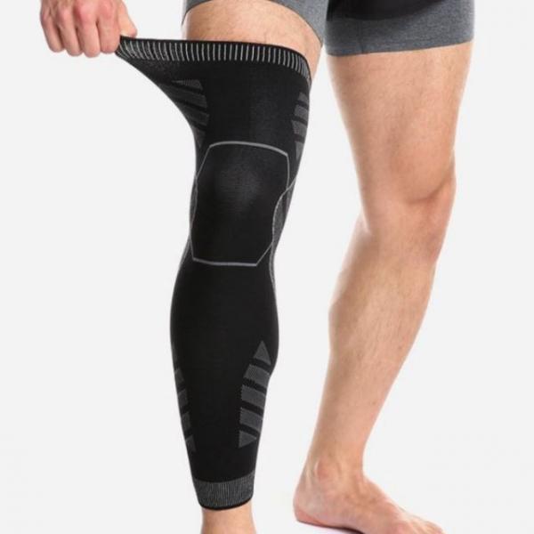 롱 무릎 보호대 레깅스 다리 종아리 압박 아대 슬리브