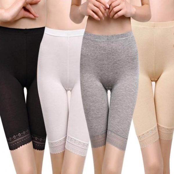 신축성우수 부드럽고 편한 레이스 5부 속바지