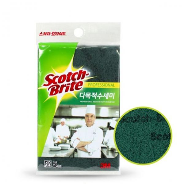 3M 스카치브라이트 수세미 다목적수세미 대 5개입 96