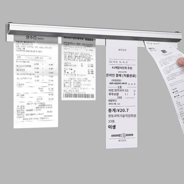 오더랙 주문서정리 영수증 꽂이 60cm 영수증보드