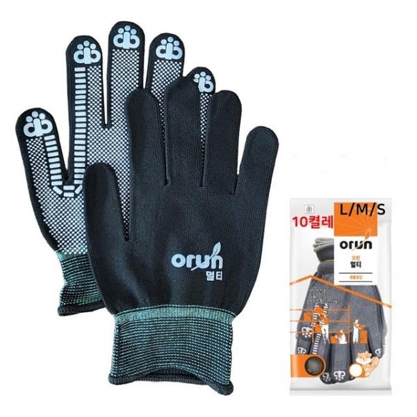 오런 도트멀티장갑 10켤레 택1 포장 공장 작업용장갑