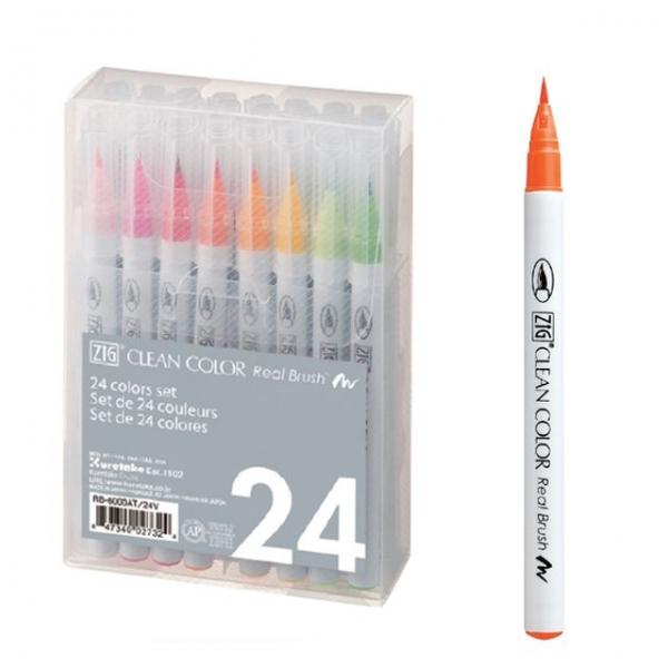 지그 쿠레타케 리얼브러쉬 24색