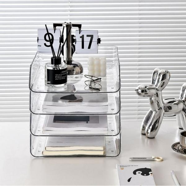 문서 파일 서류 투명 아크릴 A4용지보관함