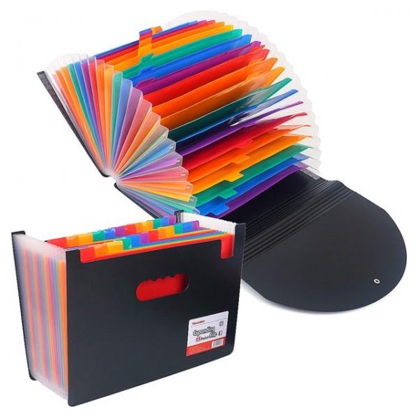 아코디언 A4 파일 25칸 확장형 파일케이스 서류보관함