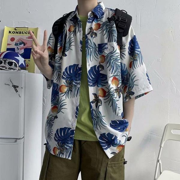 남성 여름 휴양지 필수템 꽃무늬 하와이안 셔츠 남방