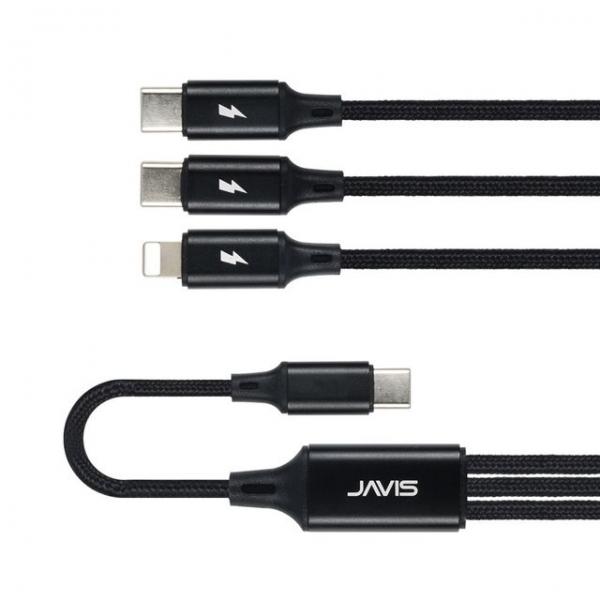 3 IN1 고속충전 멀티케이블/스마트폰/3개동시충전/C/8