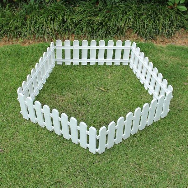 이시아르 화이트 울타리 화단조성 인테리어 50x20cm