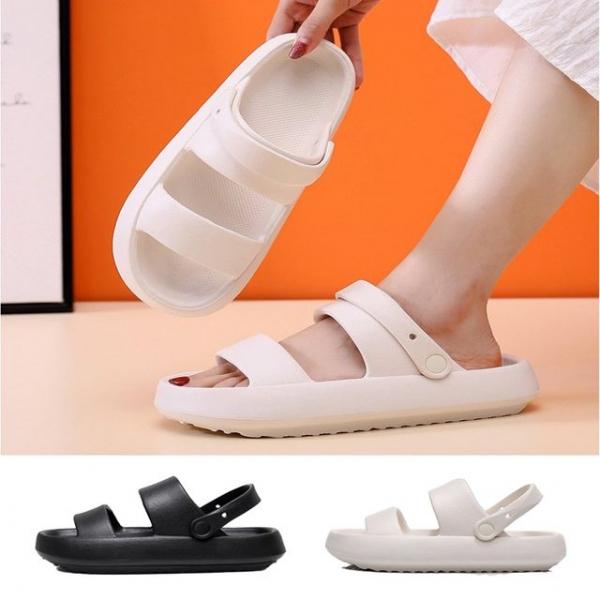 남녀 공용 여름 휴양지 커플 푹신한 샌들 슬리퍼 겸용