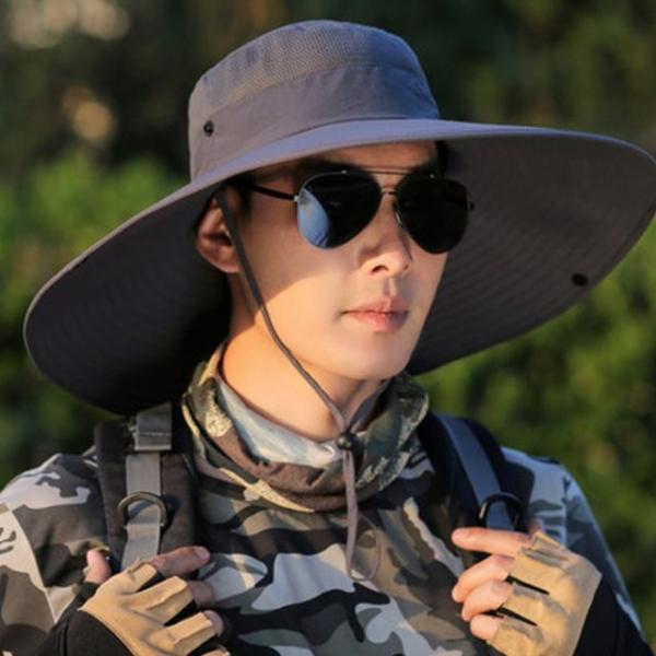 와이드 챙모자