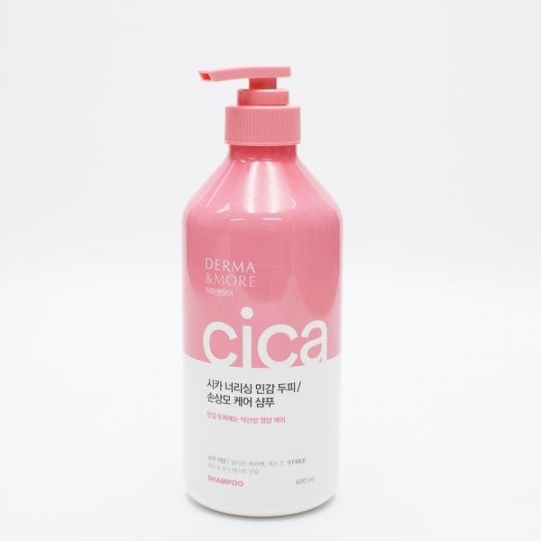 더마앤모어 시카 너리싱 손상모 케어 샴푸 600ml