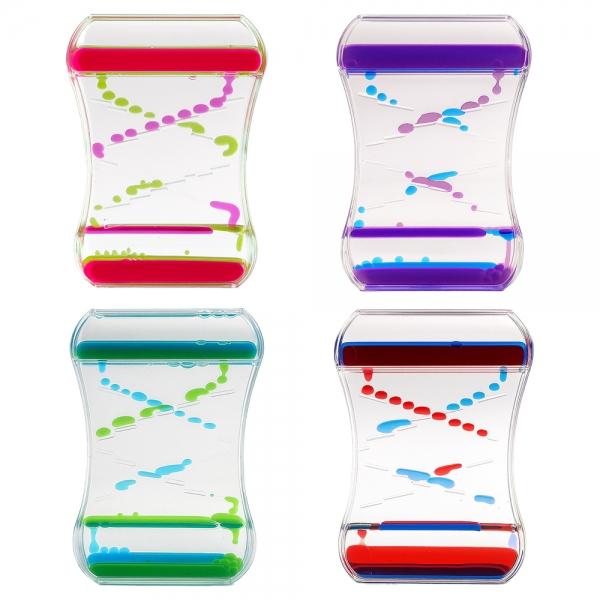 물멍 오일 타이머 이중컬러 계단 물시계