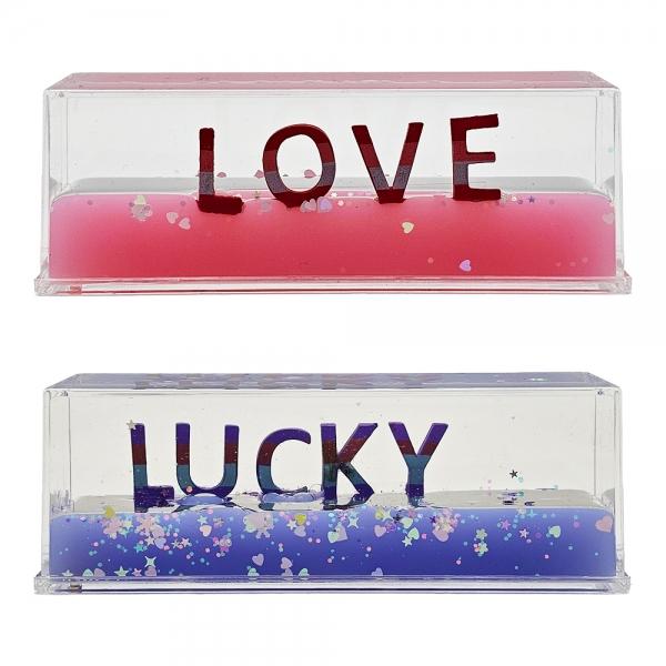 LOVE LUCKY 물멍 오일 사각 워터볼