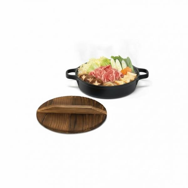 인덕션 무쇠 신스끼야끼 전골냄비 뚜껑 세트 20cm