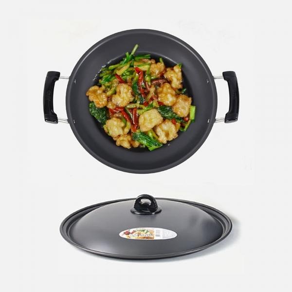 업소용 경질 양수 튀김팬 42cm