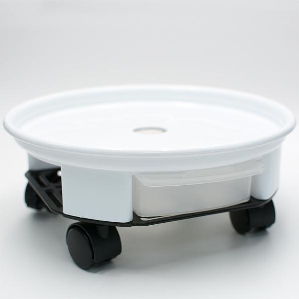 바퀴달린 이동식 화분받침대 중형 물받이포함