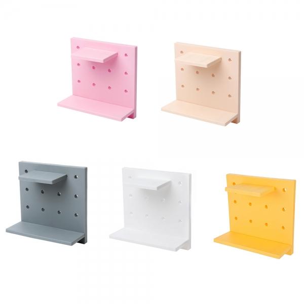 벽부착 페그보드 타공판 블록선반 22x22cm