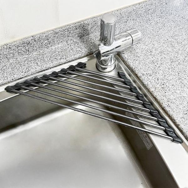 싱크대 코너형 선반 거치대 싱크롤