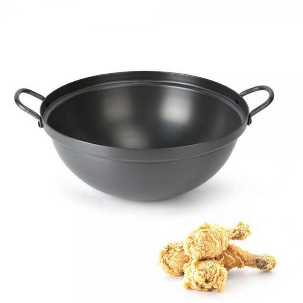 업소용 경질 양수 튀김팬 튀김솥 65호 65.5cm