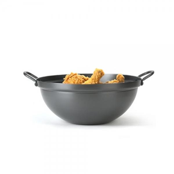 업소용 경질 양수 튀김팬 튀김솥 45호 45.5cm