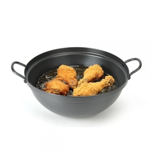 업소용 경질 양수 튀김팬 튀김솥 42호 42.5cm