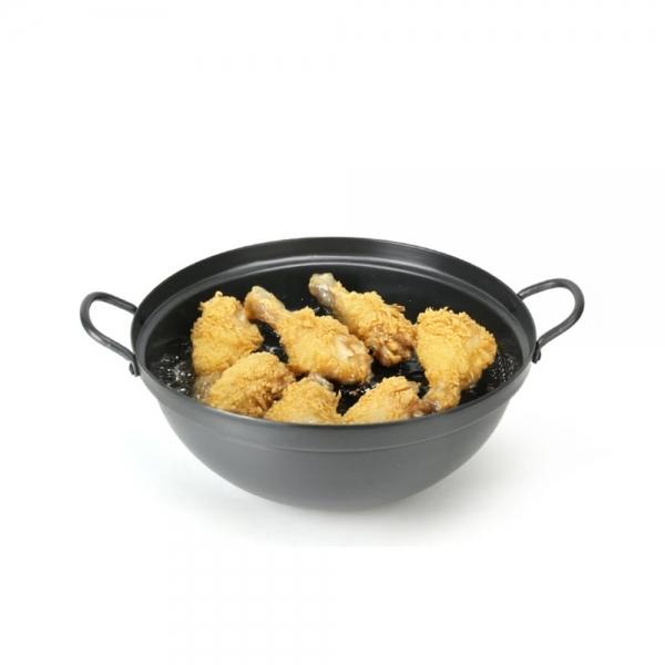 업소용 경질 양수 튀김팬 튀김솥 40호 40.5cm