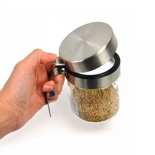 업소용 손잡이 글라스 양념통