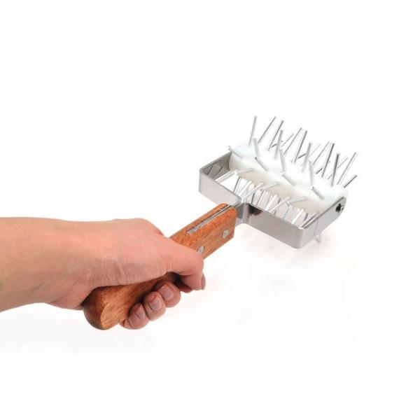 원목손잡이 피자 롤러도커 스파이크롤러