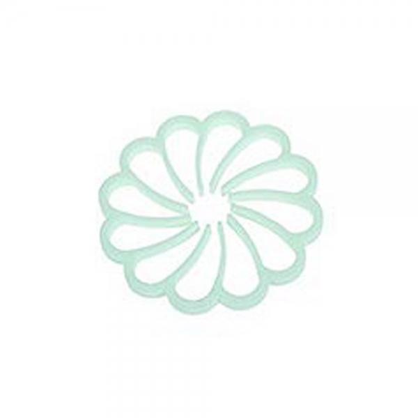 파스텔 실리콘 냄비 받침대 민트색