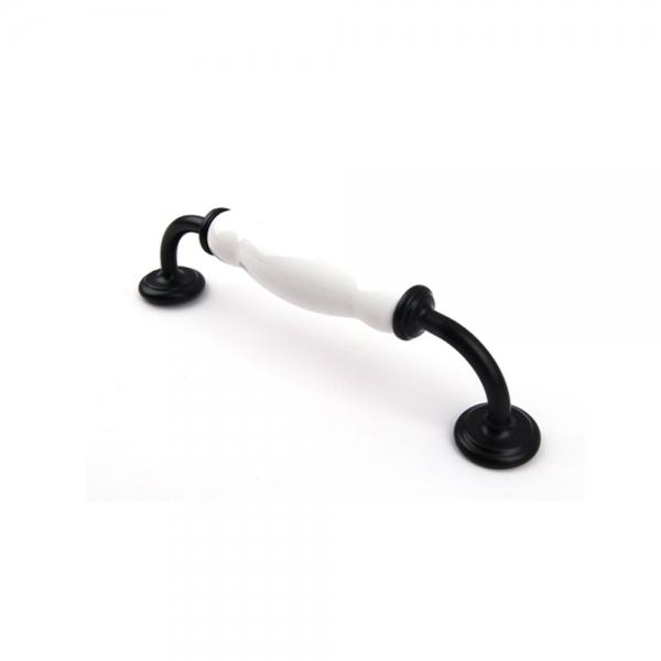 2구 가구 손잡이 블랙 화이트 나사간격 128mm