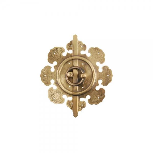 인테리어 엔틱 각게 면판 손잡이 소형