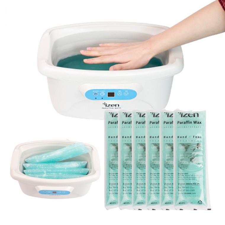 (국산) IZEN 아이젠 파라핀왁스 리필 454g 6개 세트 파라핀리필 파라핀용품 통증완화 용해기왁스 물리치료