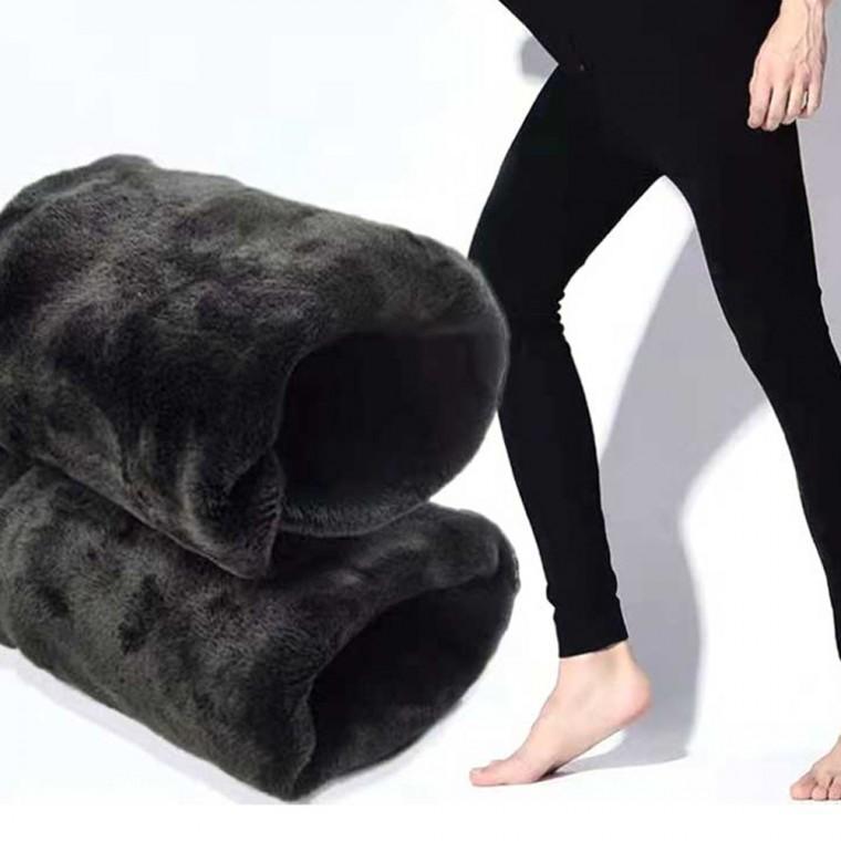 겨울 융털 한파 발열 보온 스판 레깅스 남성 내의