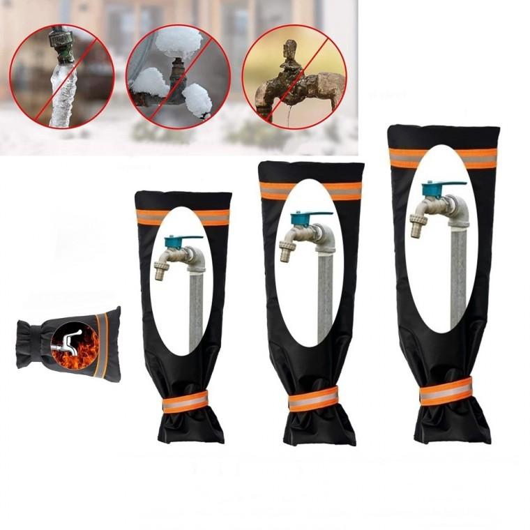 겨울 한파 수도꼭지 동파방지 방한 보온덮개 대형