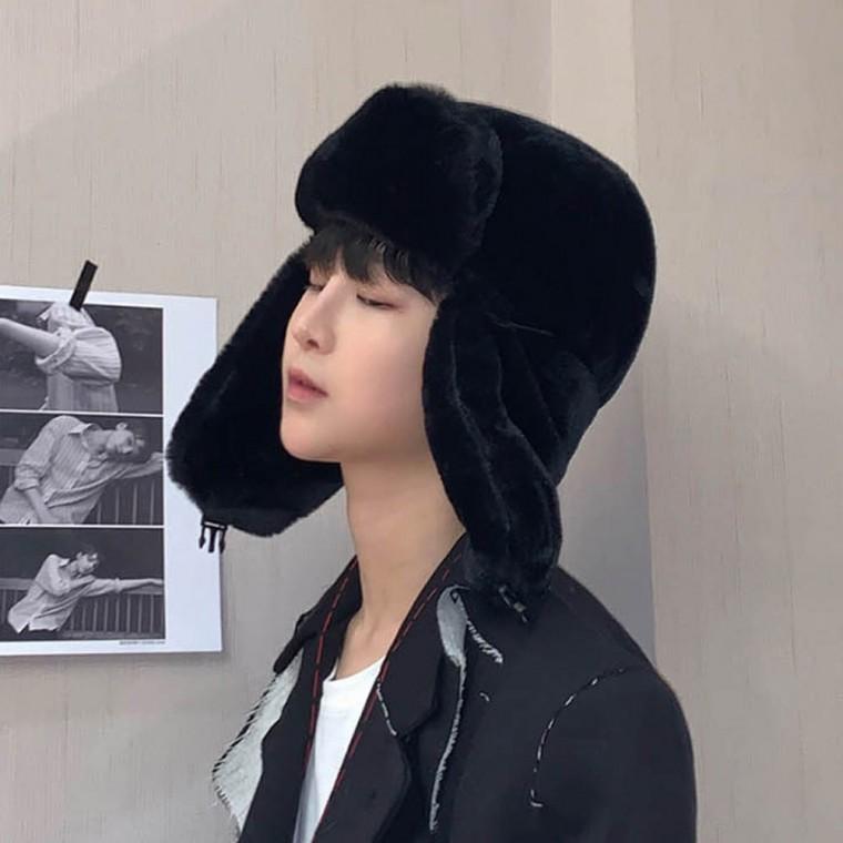 패션 귀마개 군밤 모자 겨울 한파 등산 낚시 캠핑 트루퍼햇 귀달이 퀄팅 내피 버클
