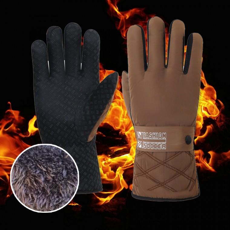 [지앤지] 두툼한 기모 겨울 방한 장갑 남자 융털 안감 아웃도어 글로브