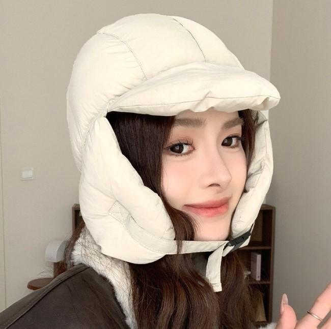 *당일배송* 겨울 큐티 패딩모자 방한모자 귀달이모자